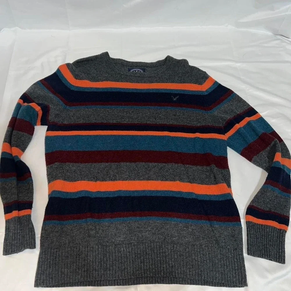American Eagle Mens Sweater Size Large Crew Neck Sweater